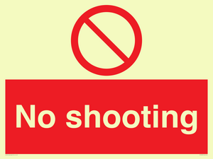 No shooting